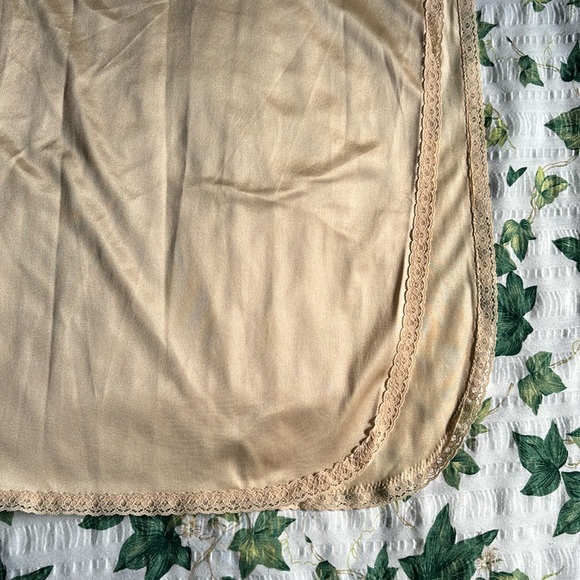 {VTG} VANITY FAIR Nude Midi / Maxi Slip Skirt - Picture 4 of 5